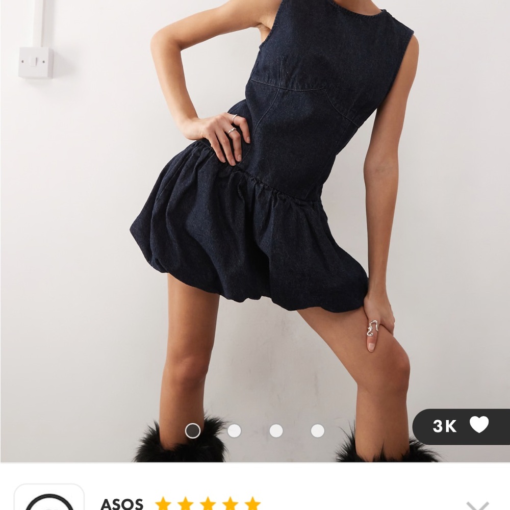 ASOS Black Sleeveless Dress
